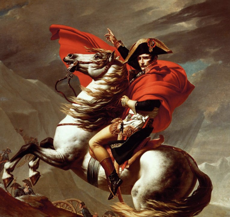 Napoléon Ier franchissant les Alpes — Jacques-Louis David