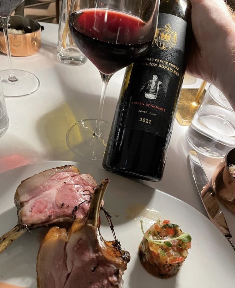 Accord mets et vins – Lucien Bonaparte 2021, Château Prince Pierre Napoléon Bonaparte