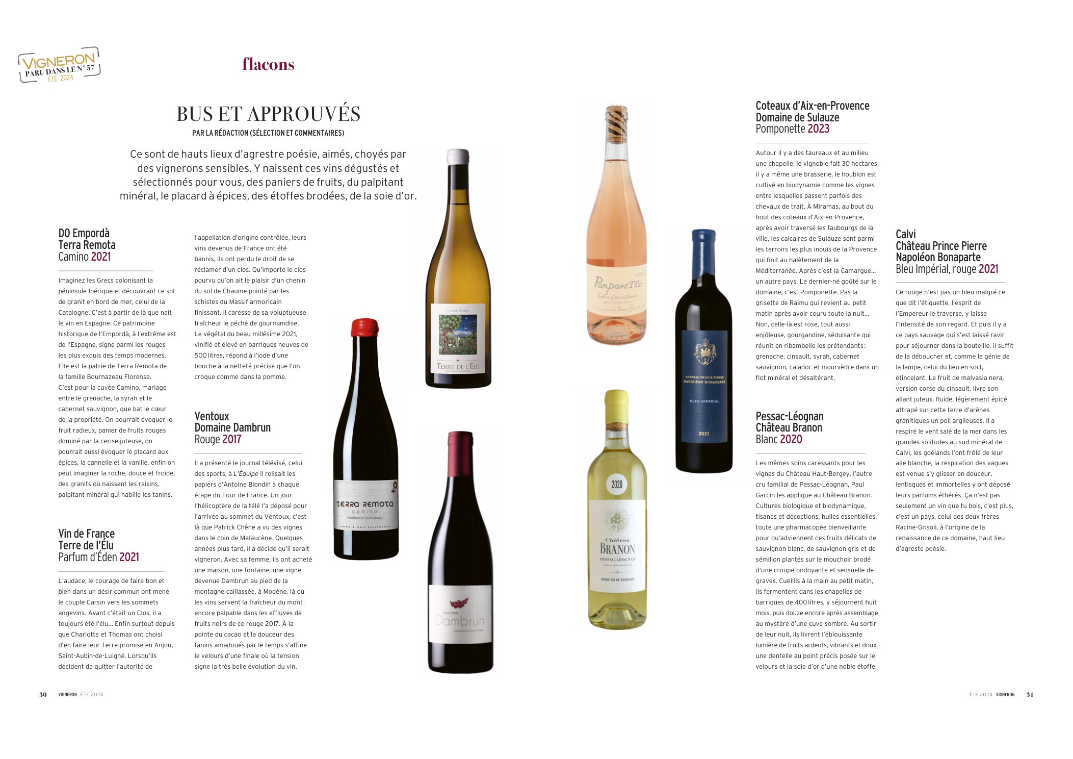 Vigneron Magazine — Bus et Approuvés 2024